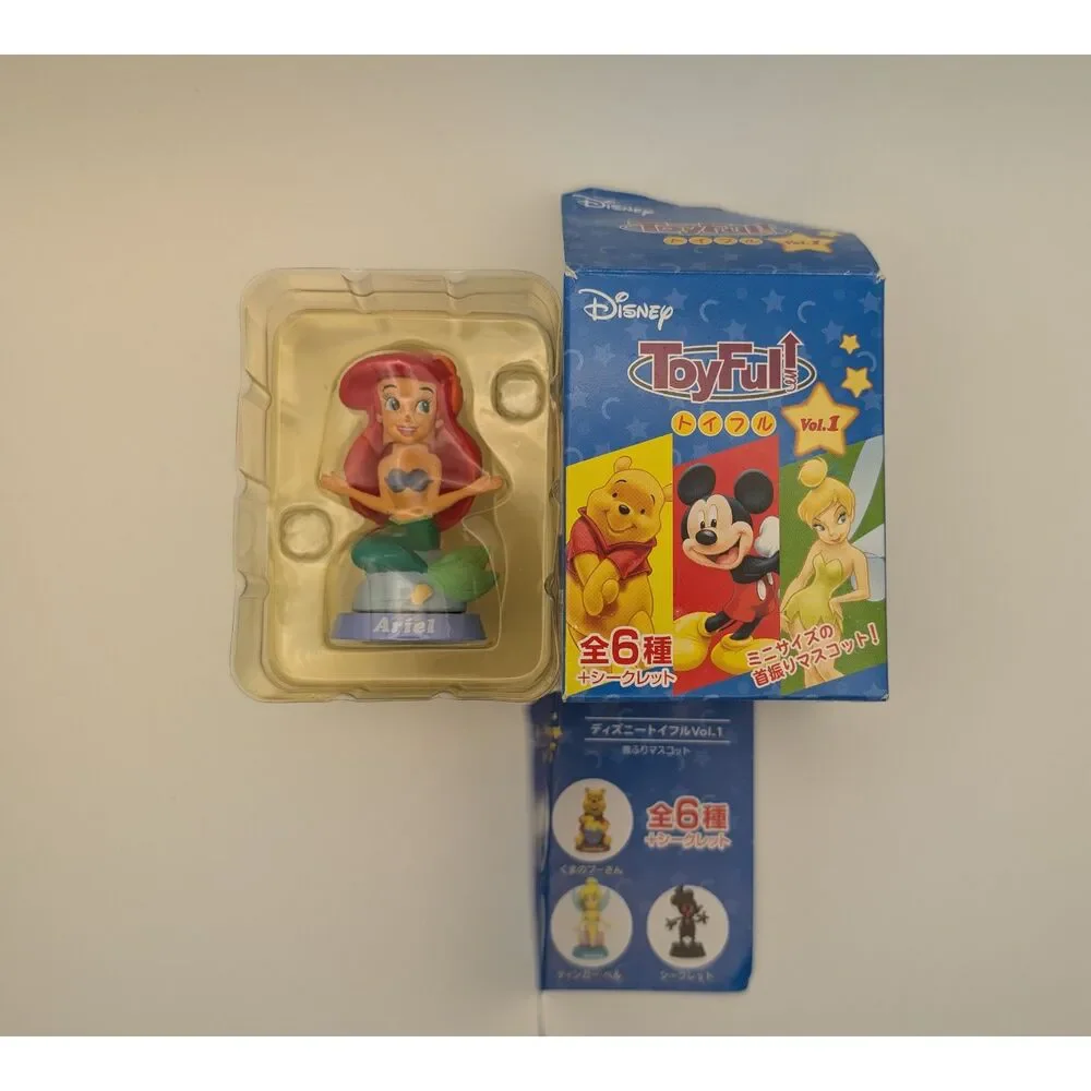 Disney ToyFul Vol.1 Ariel Mini Bobble Head Figure Japan Exclusive – Rare!